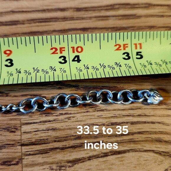 BRIGHTON "Desert Dusk" Gold snd Silver Reversible Pendant Necklace - Picture 6 of 10